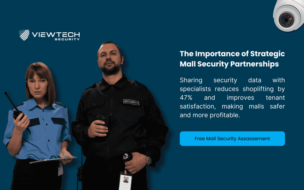 Mall security partnership reduces shoplifting. Safer malls, happier tenants, higher profits.
